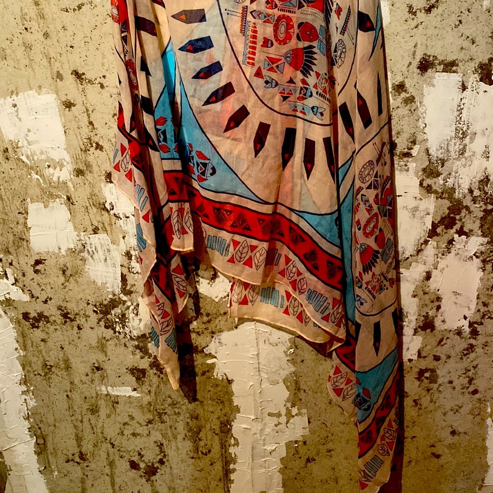 Extra Long And Extra Large Rectangular Scarf Neve… - image 7